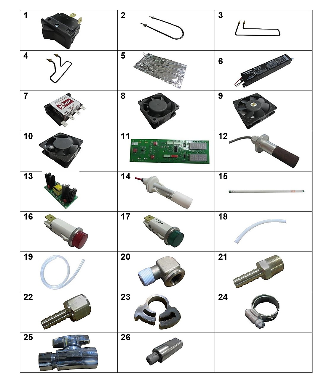 Component Parts List