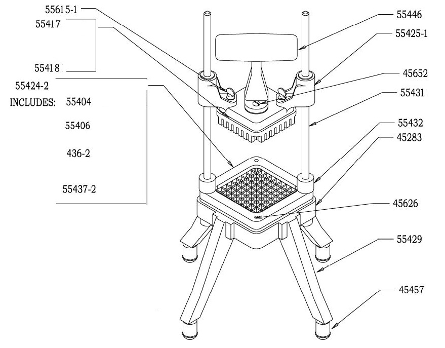 N55500-2 Parts Breakdown 1