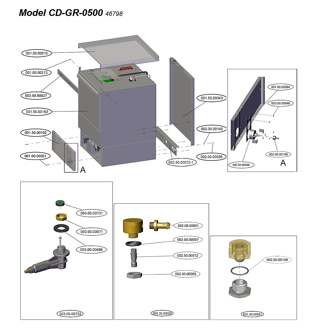 Model CD-GR-0500  46798