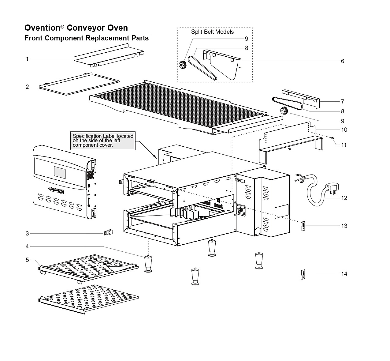 Front Component Replacement Parts