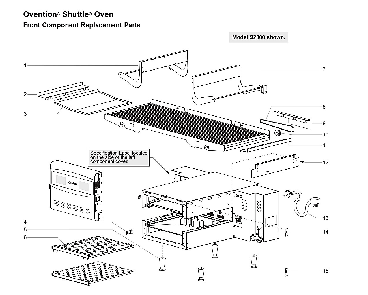 Front Component Replacement Parts