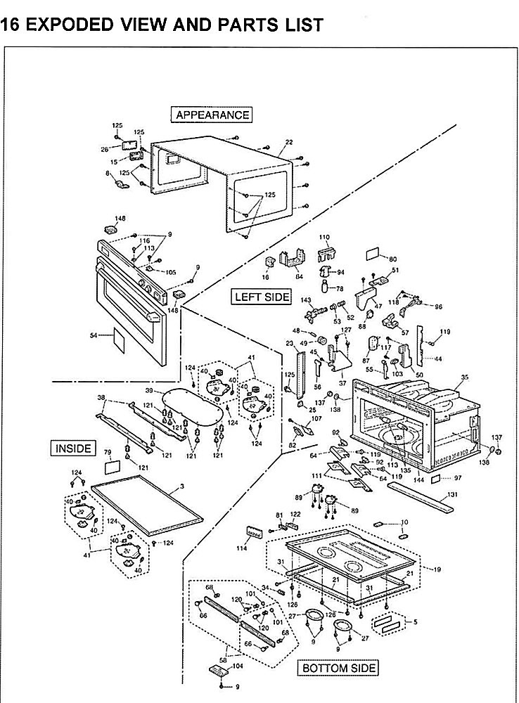 Expoded View and Parts list