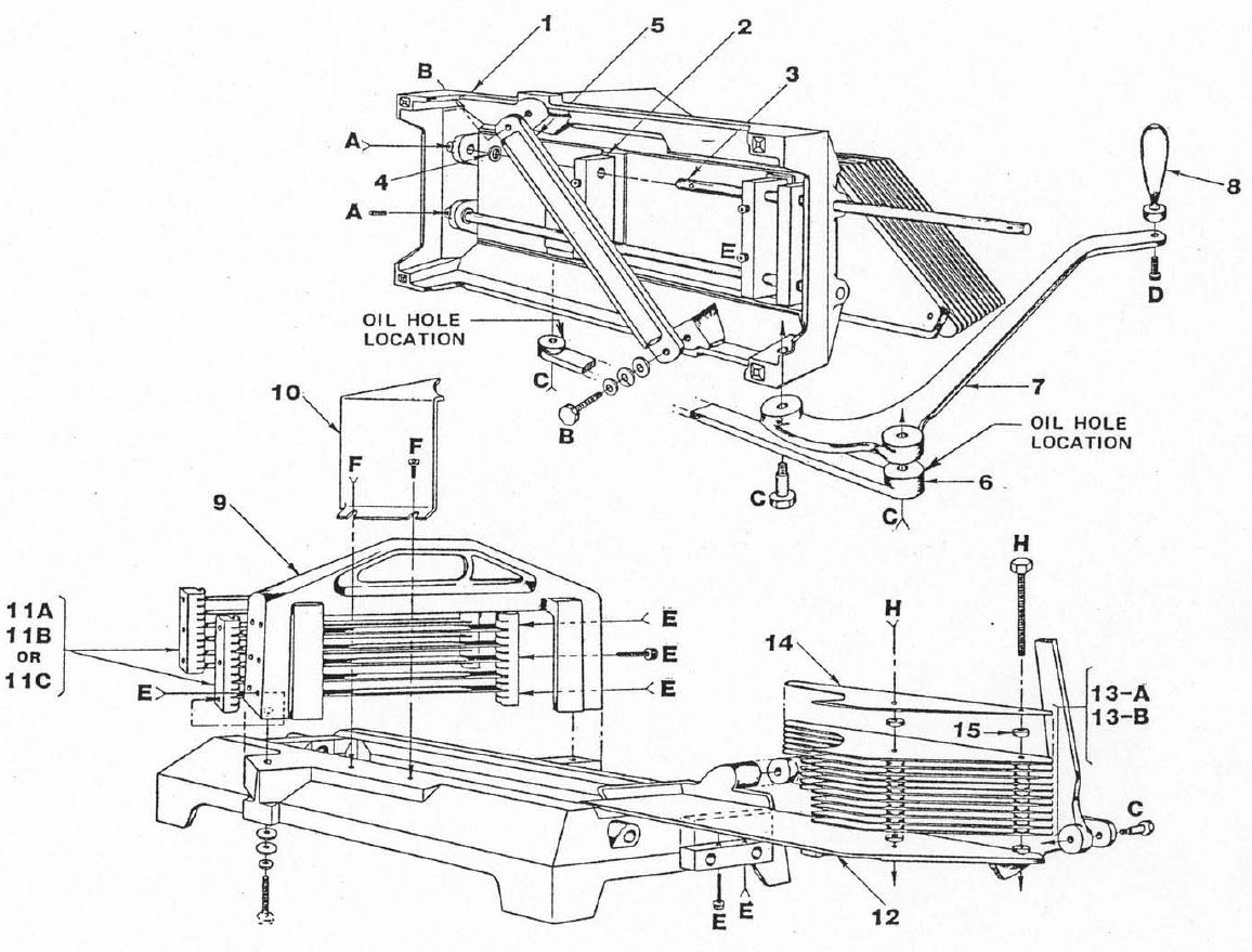 911 Onion Witch Exploded View