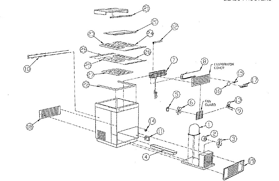EXPLODED DRAWING OF
