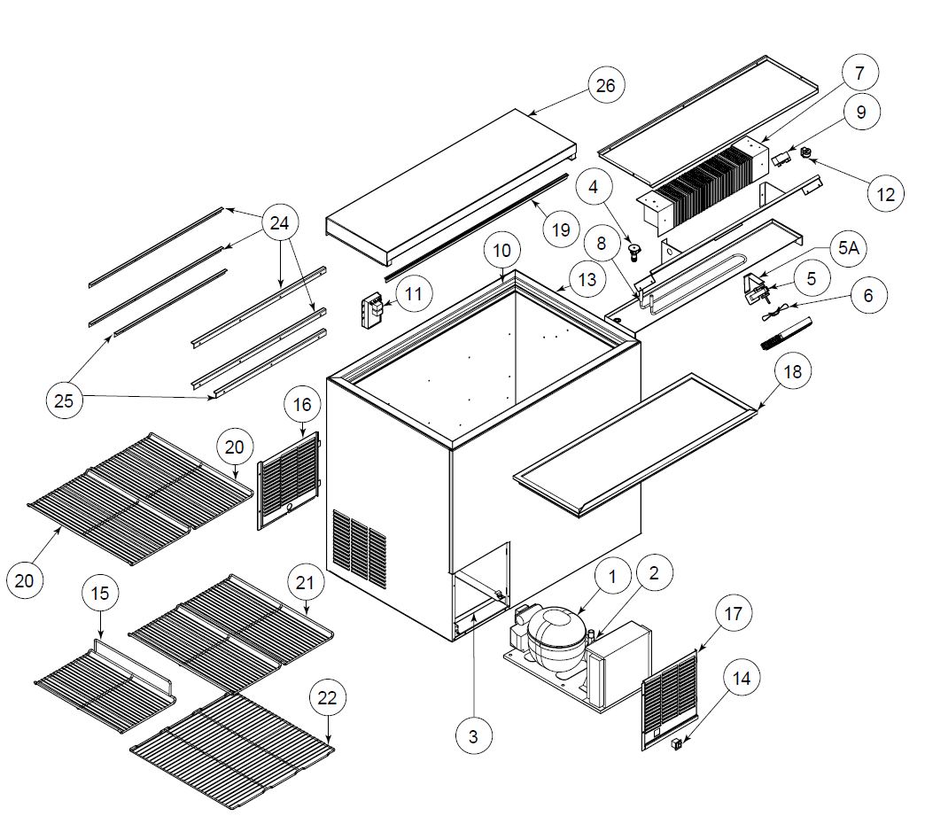 Perlick Fr24 Parts Diagram Parts Town