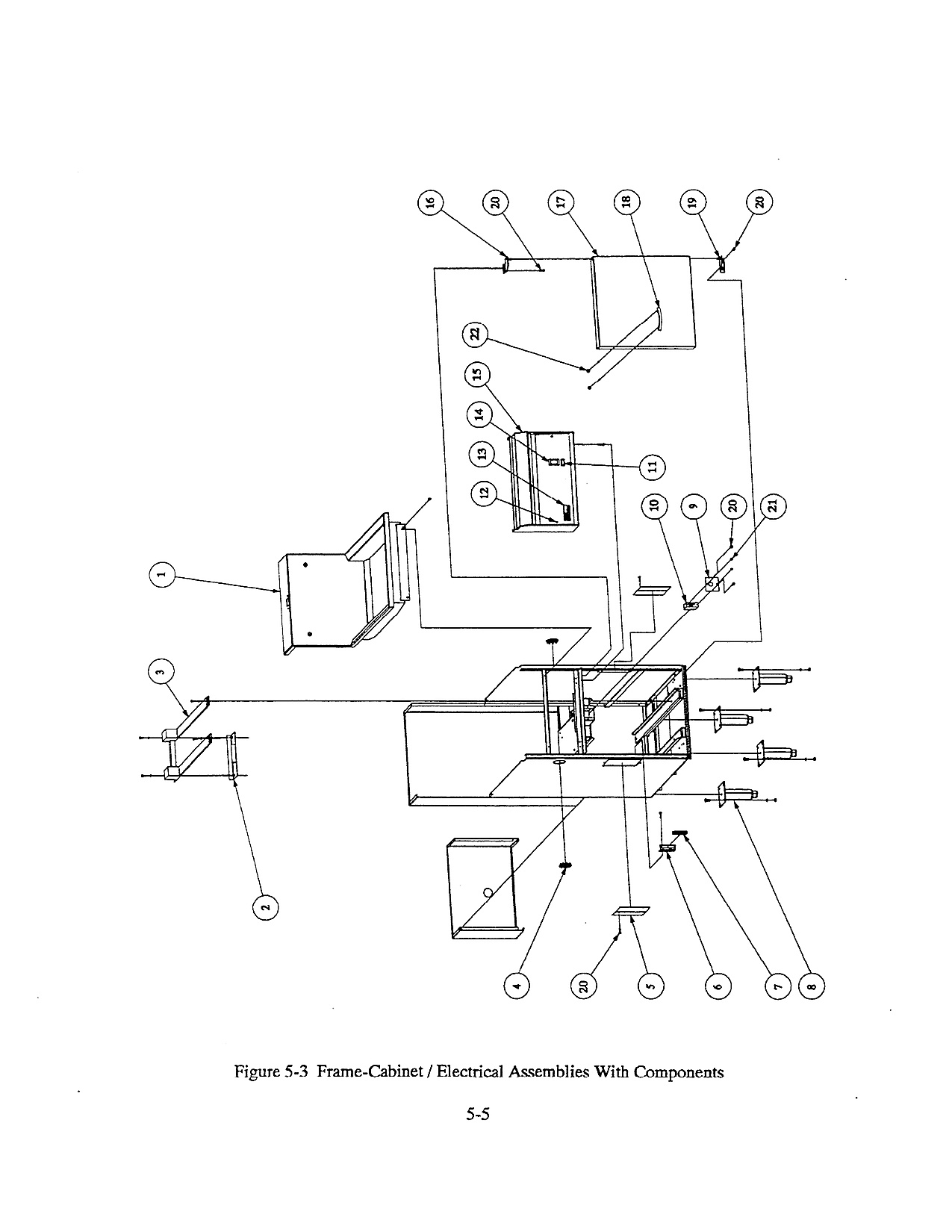 Built-In Filter Frame-Cabinet/ Electrical Assemblies With Components