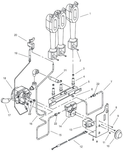 35C+ & 45C+ Burner_Gas Valve_Controls Drawing