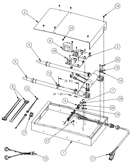 Basket Lift Components Drawing R