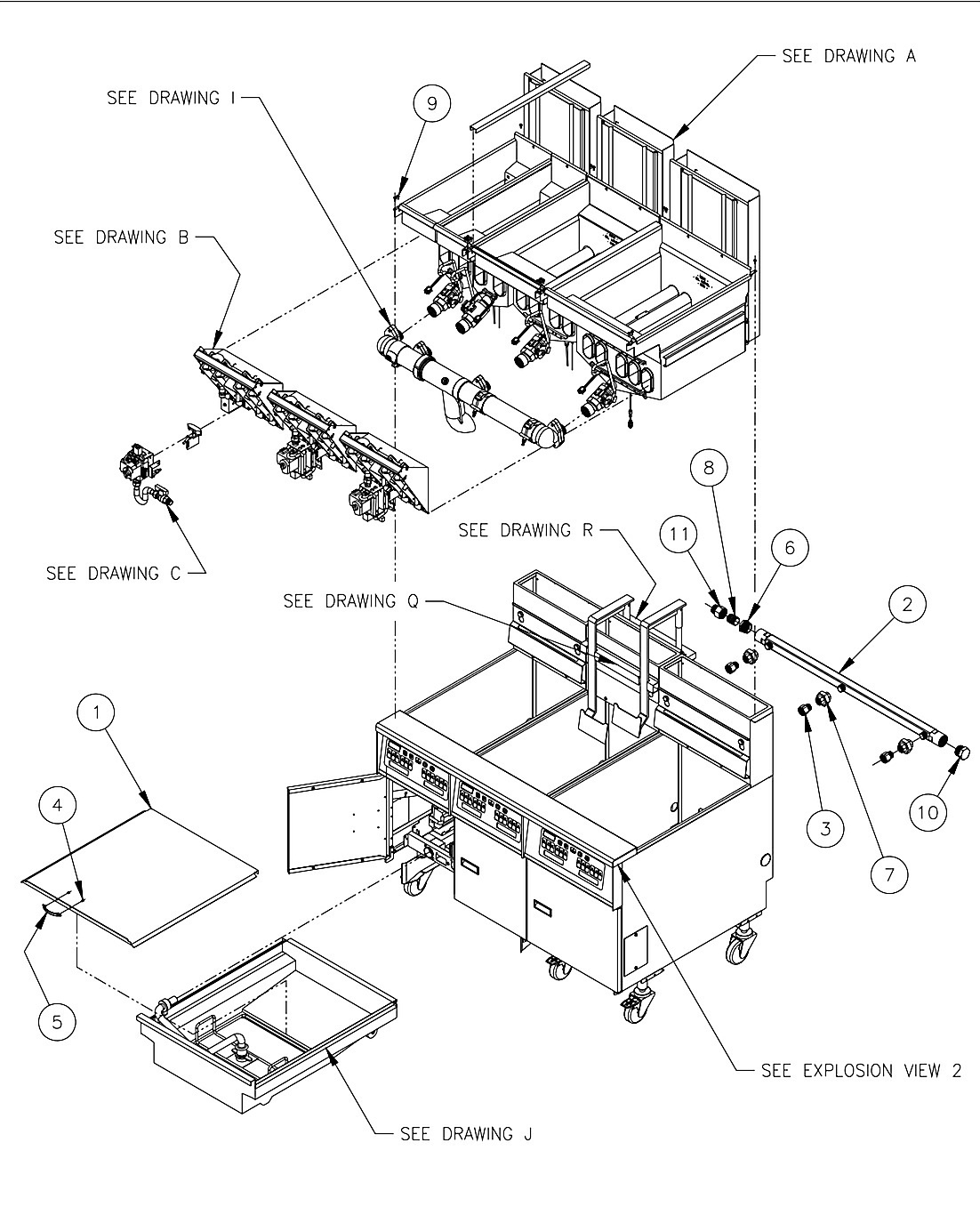 FRYER PARTS VIEW