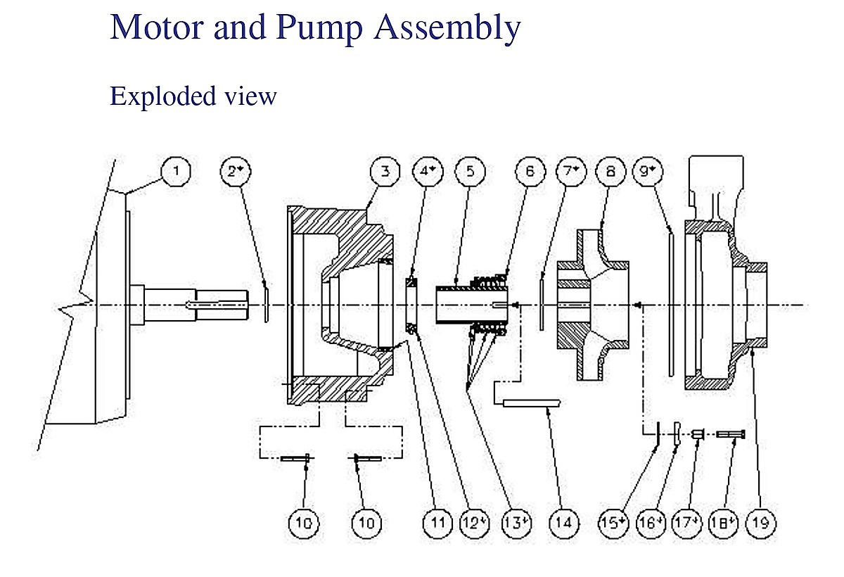 Motor and Pump Assembly