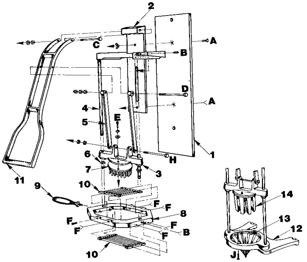 913 Potato Witch Exploded View