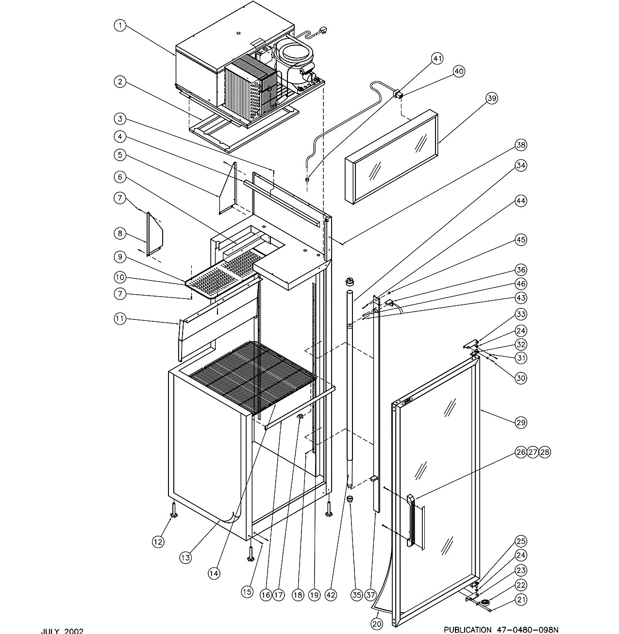 DC22 Cooler part list