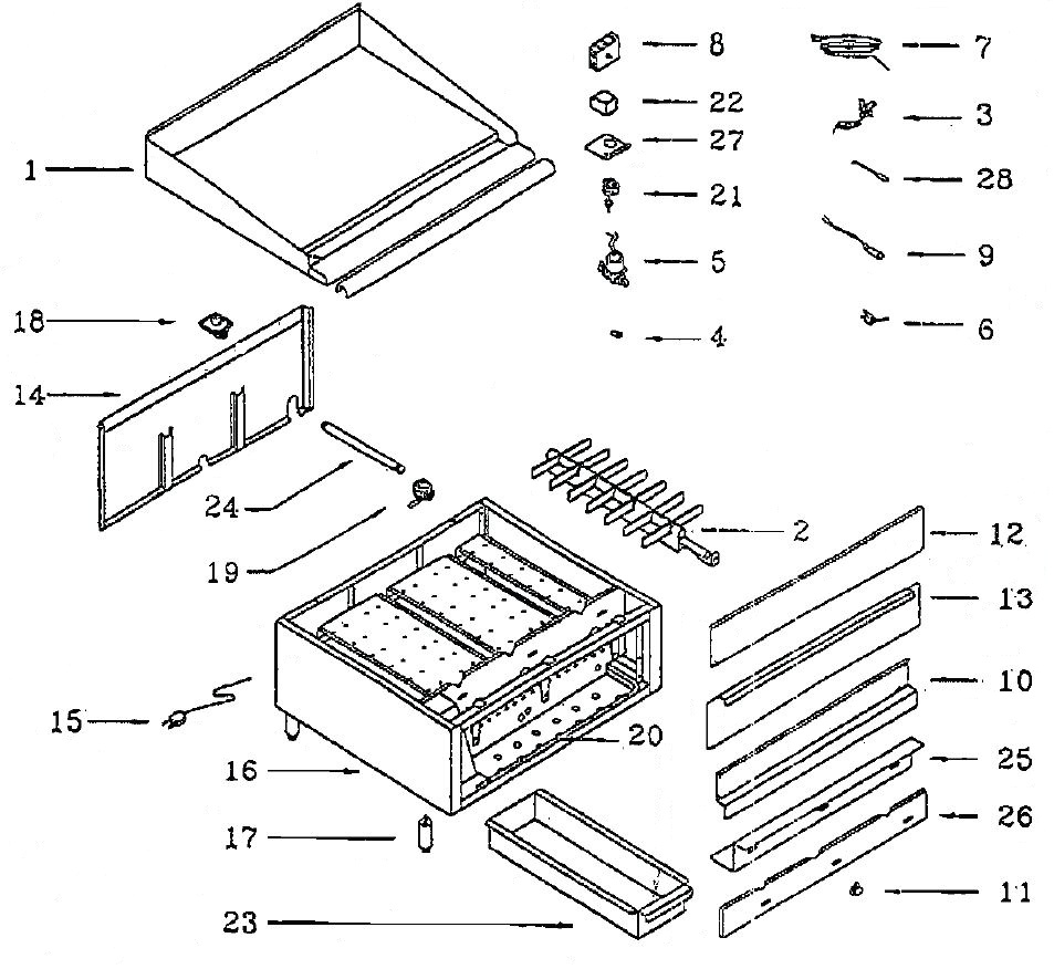 RD90 GTIDDLE Parts List