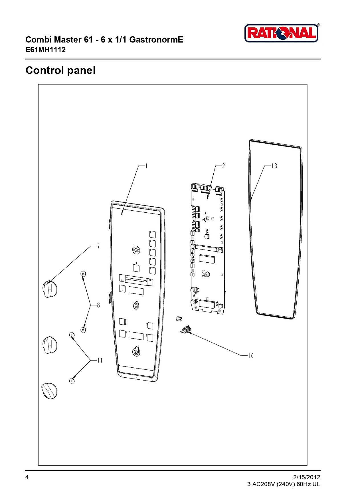 Control panel