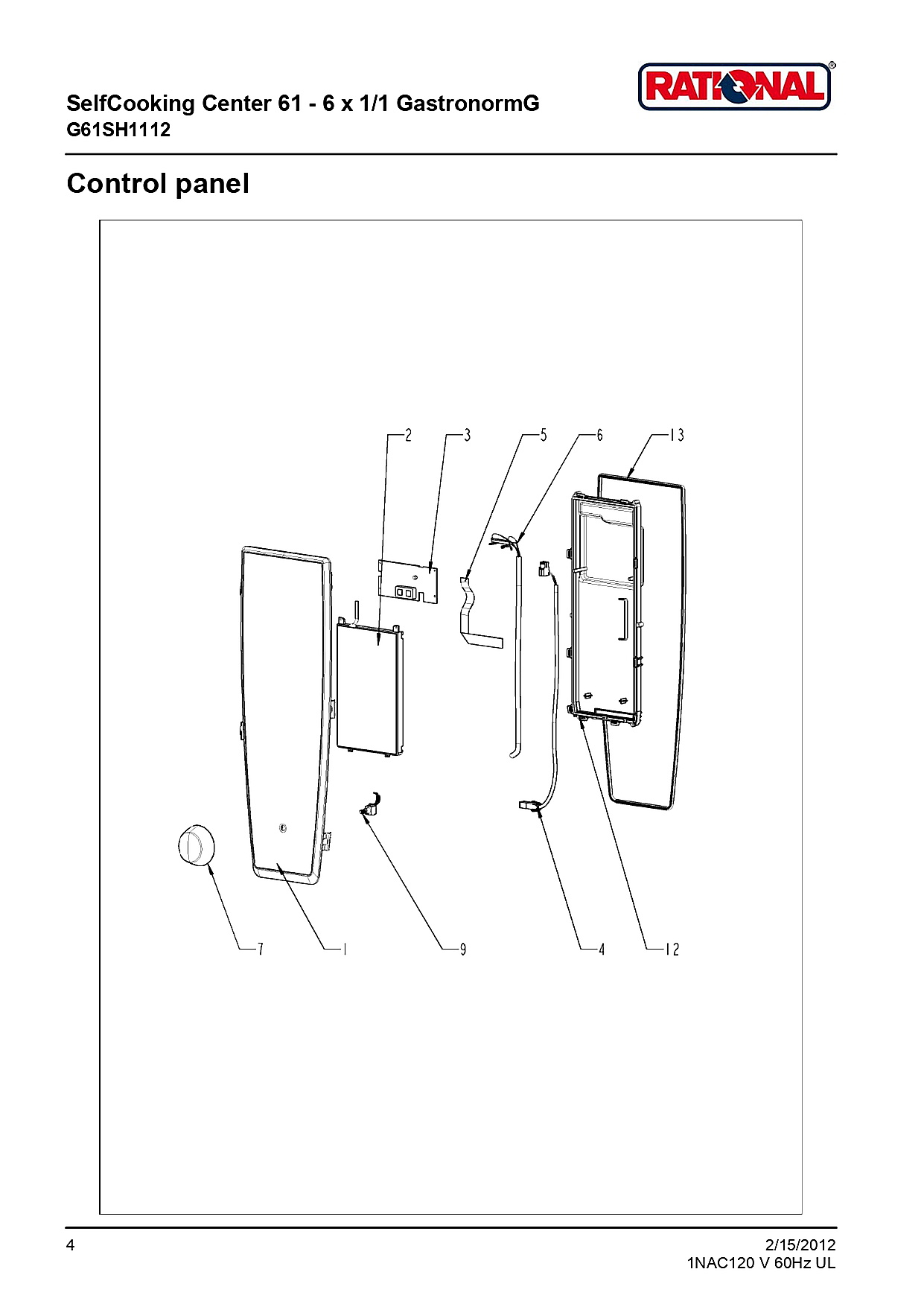 Control panel