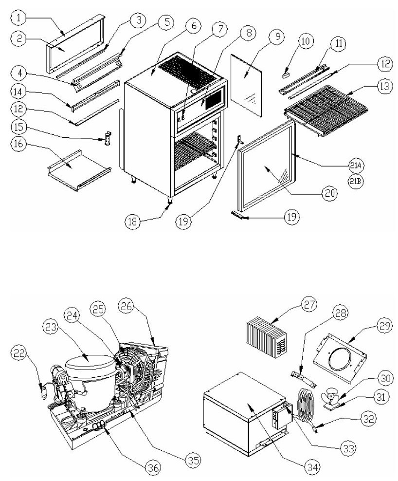 40024CF Parts Breakdown