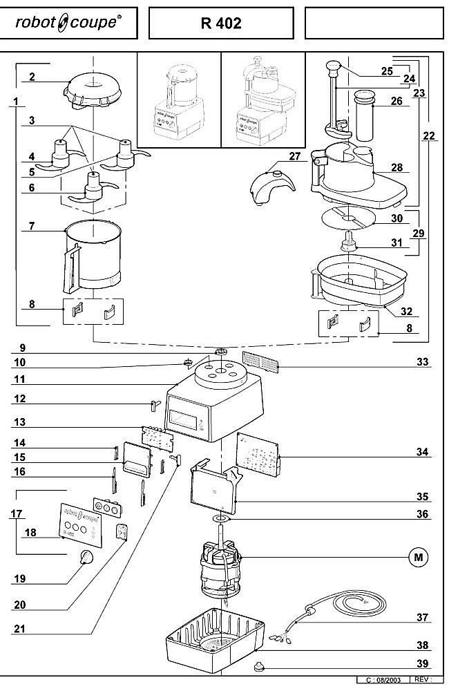 R402 Part List