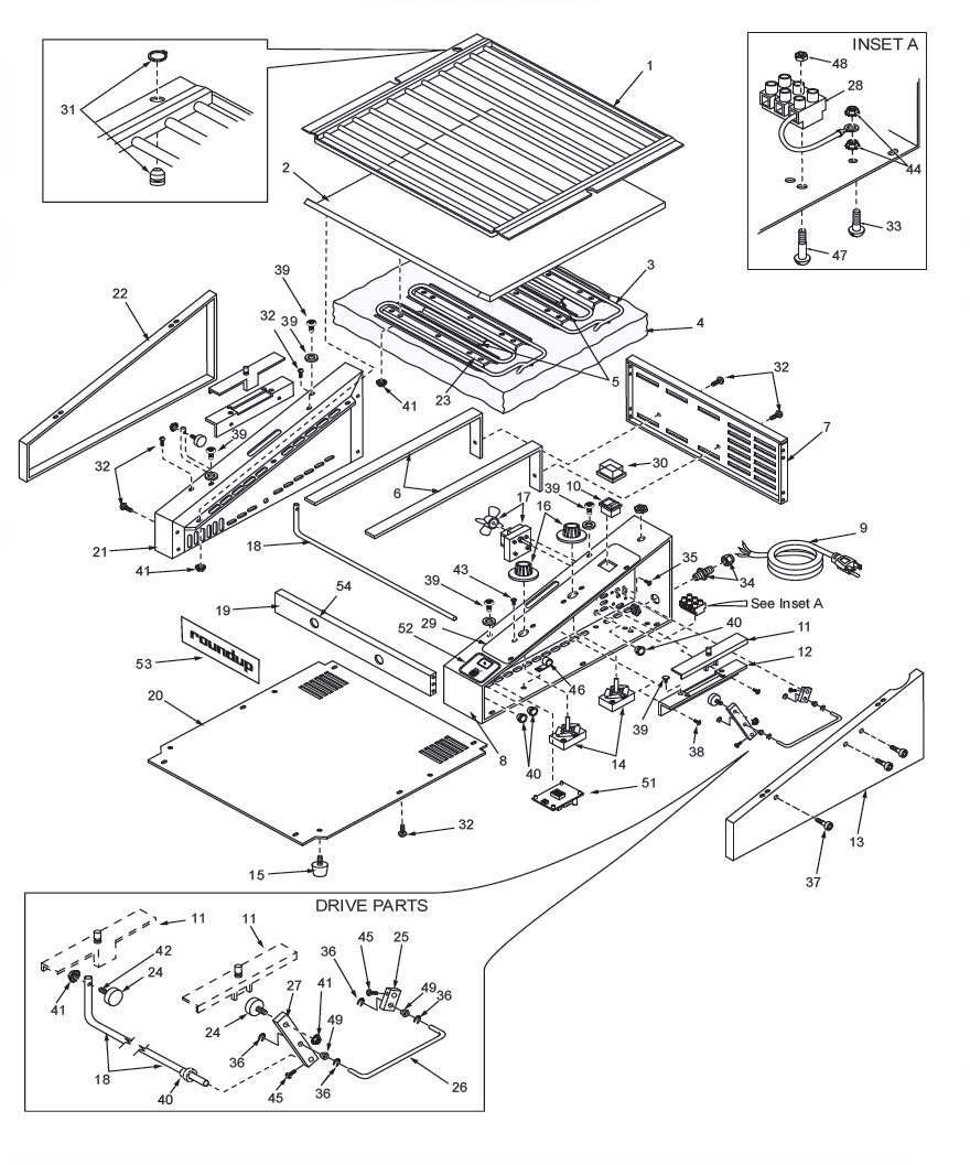 HDC-35A Parts Breakdown