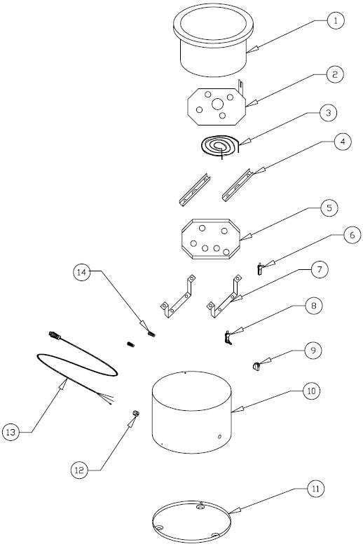 Countertop Round Cooker Warmer