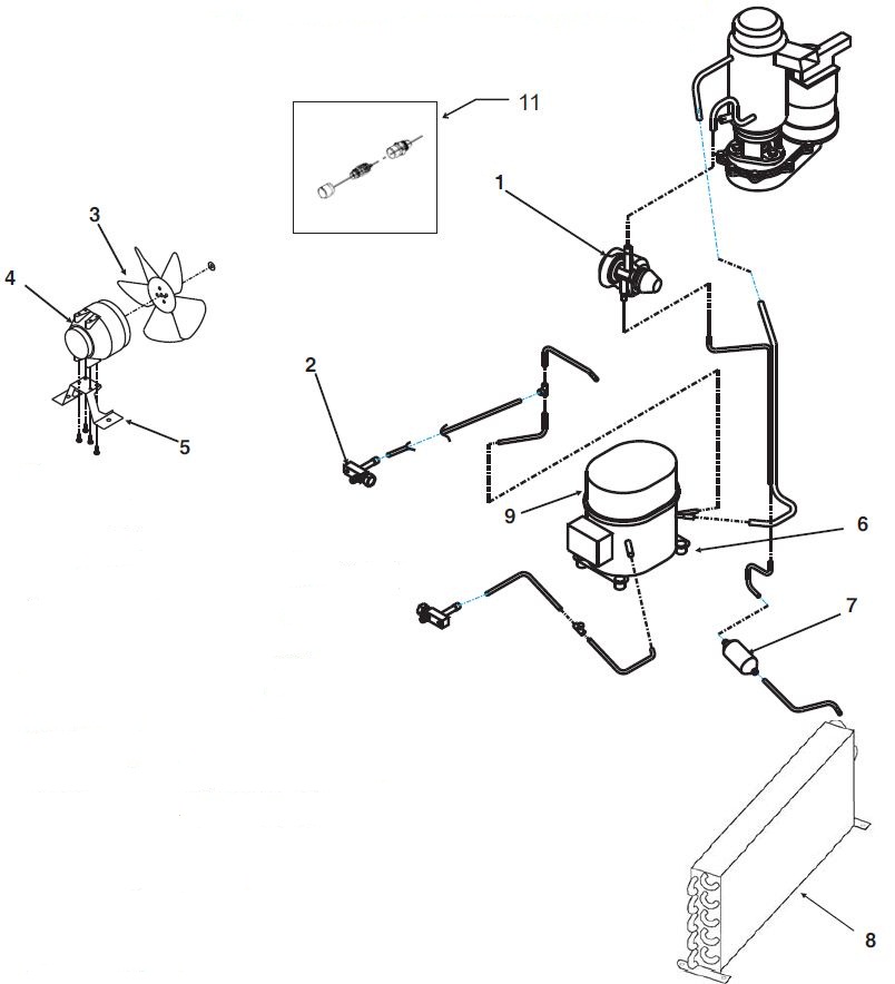 AFE400 Air Cooled Refrigeration