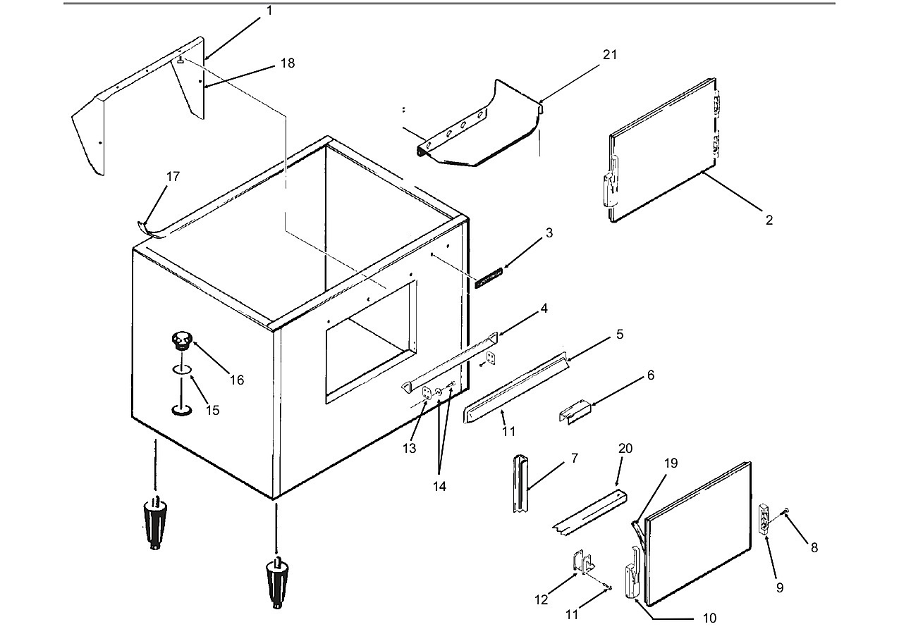 Bins, Condensers, and Accessories Service Parts