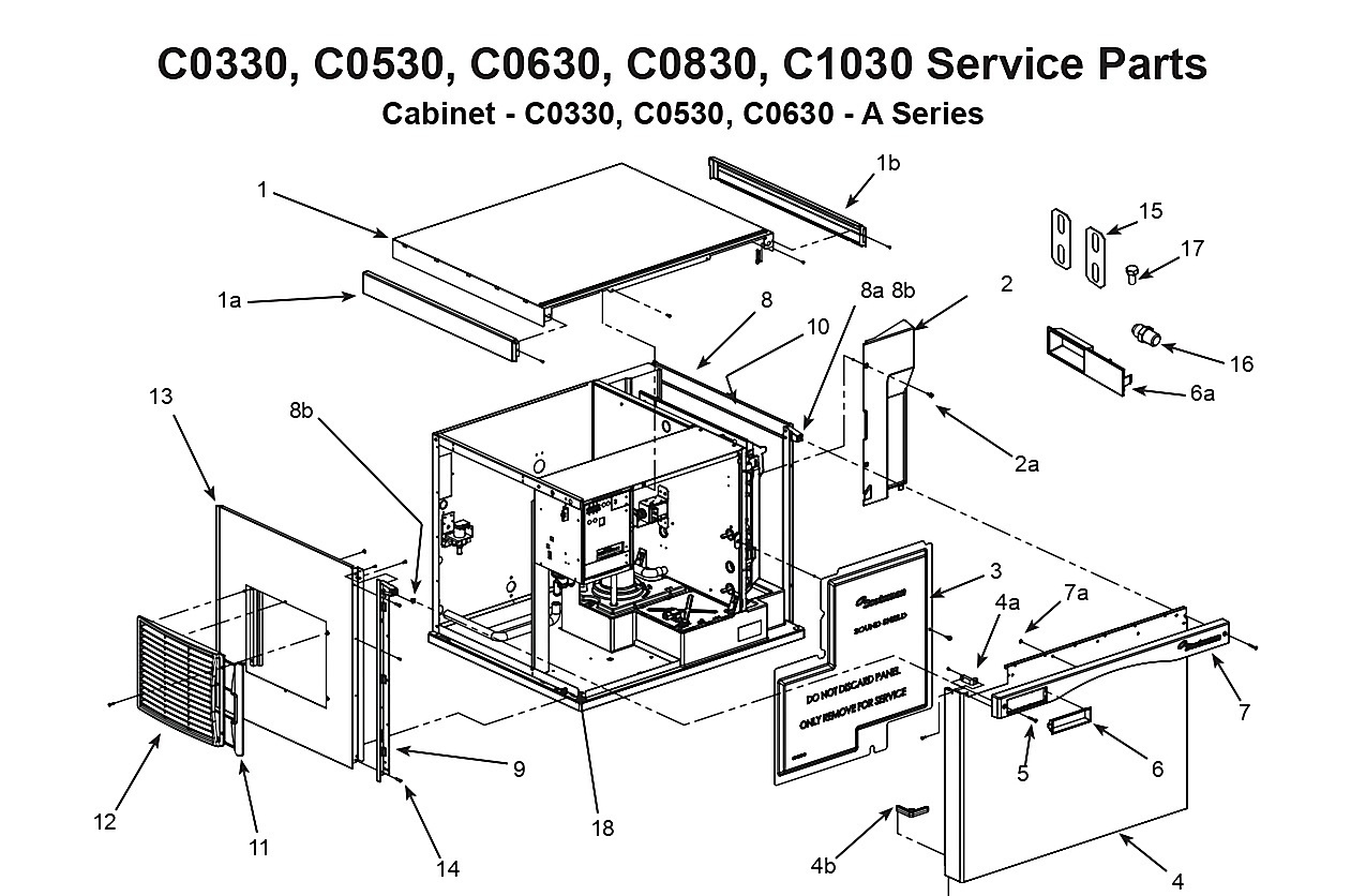 Cabinet - C0330, C0530, C0630 - A Series