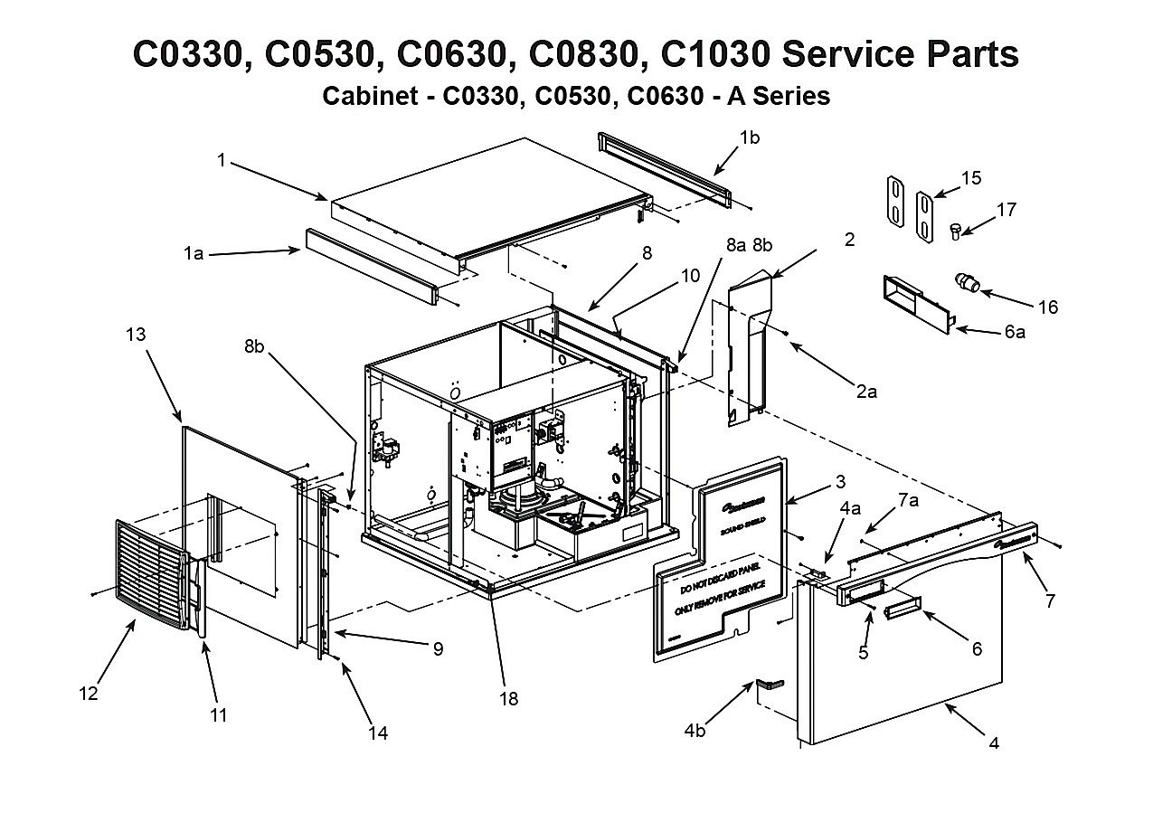 Cabinet - C0330, C0530, C0630 - A Series