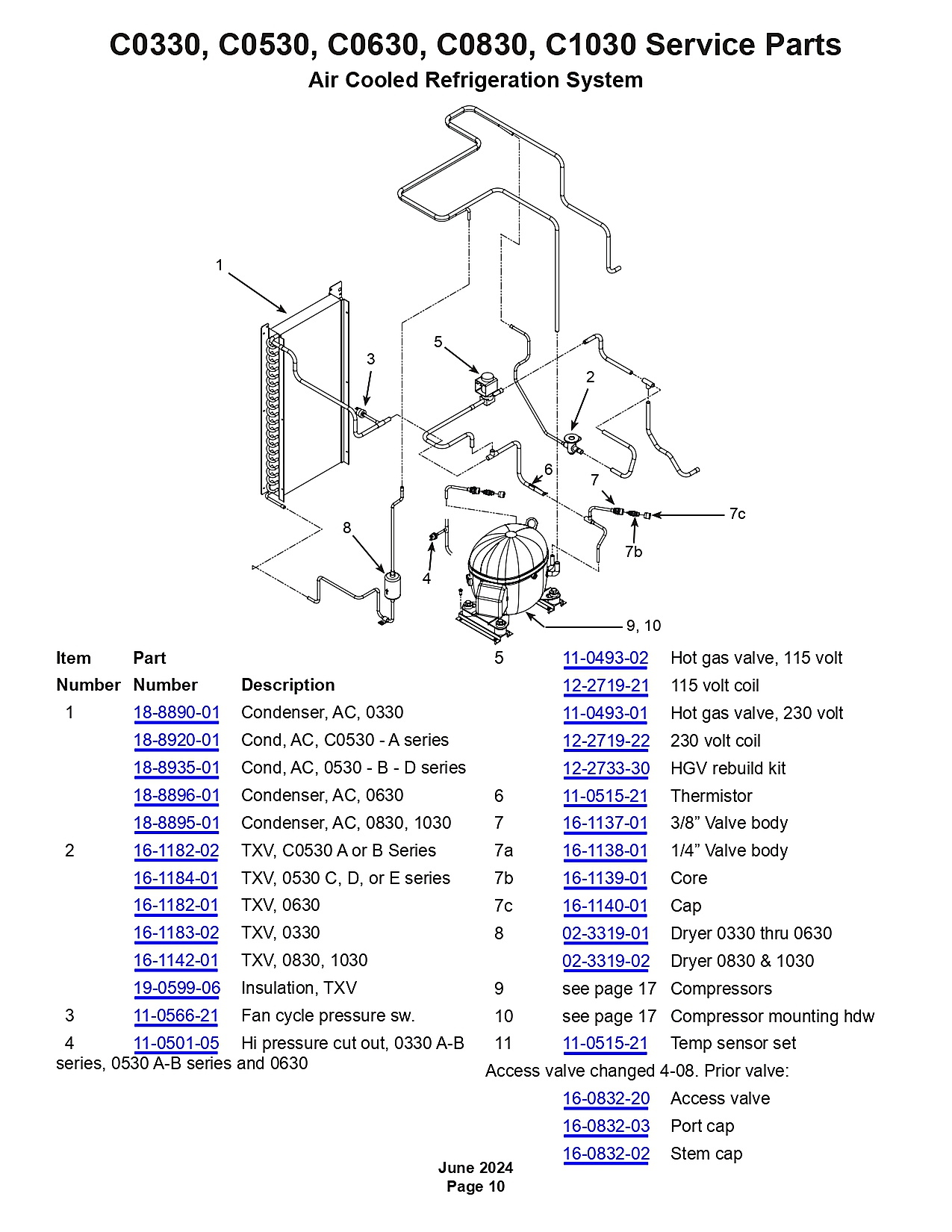 Scotsman Air Cooled Refrigeration System