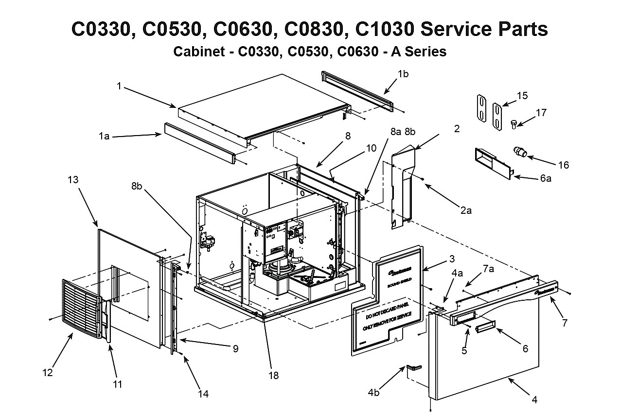 Cabinet - C0330, C0530, C0630 - A Series