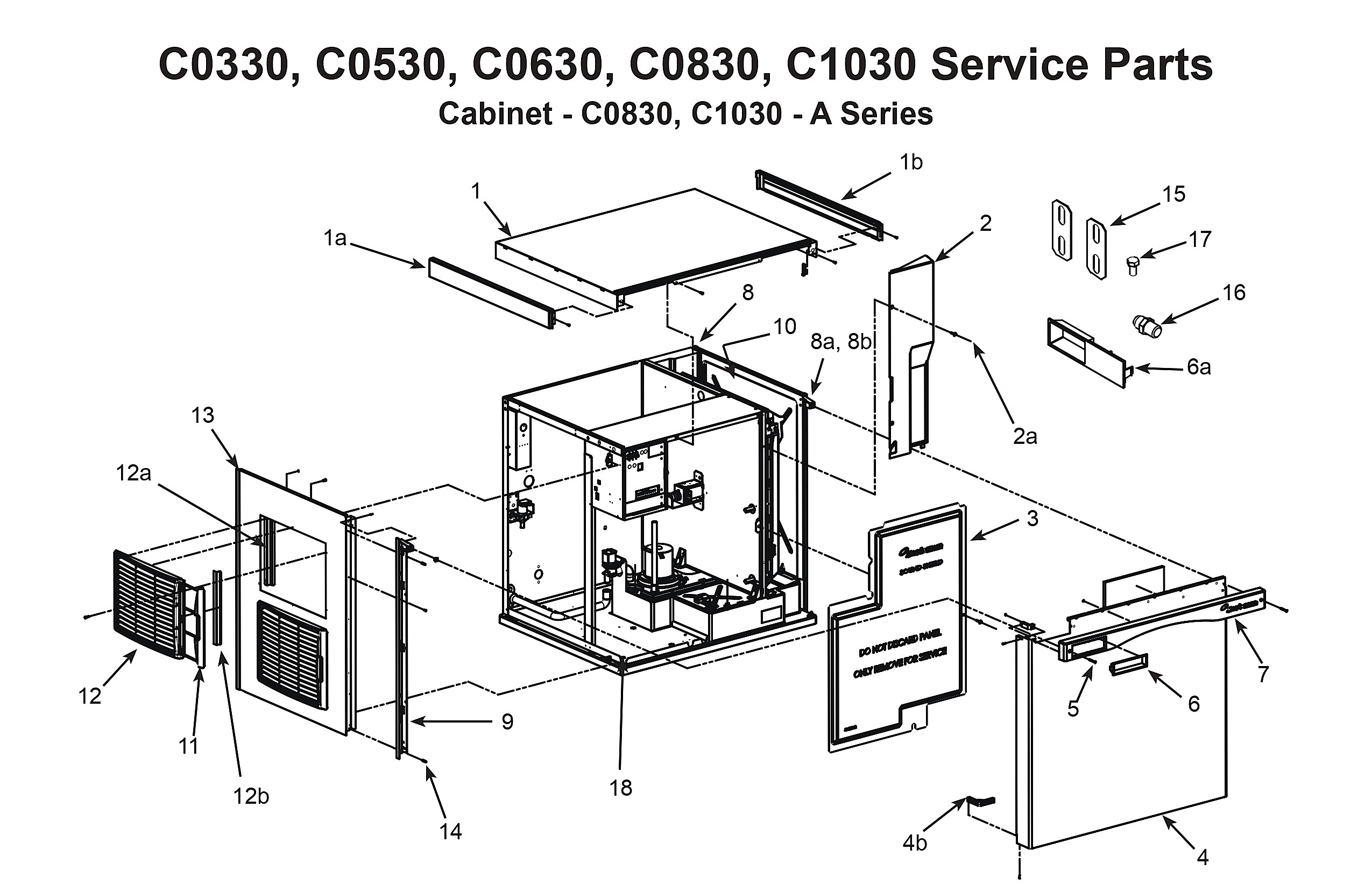 Cabinet - C0830, C1030 - A Series