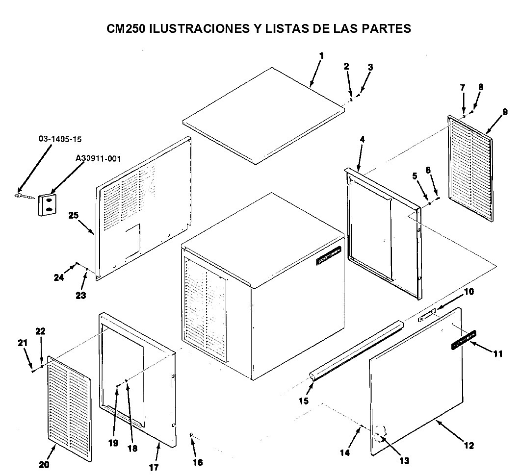 CM250 ILUSTRACIONES Y LISTAS DE LAS PARTES