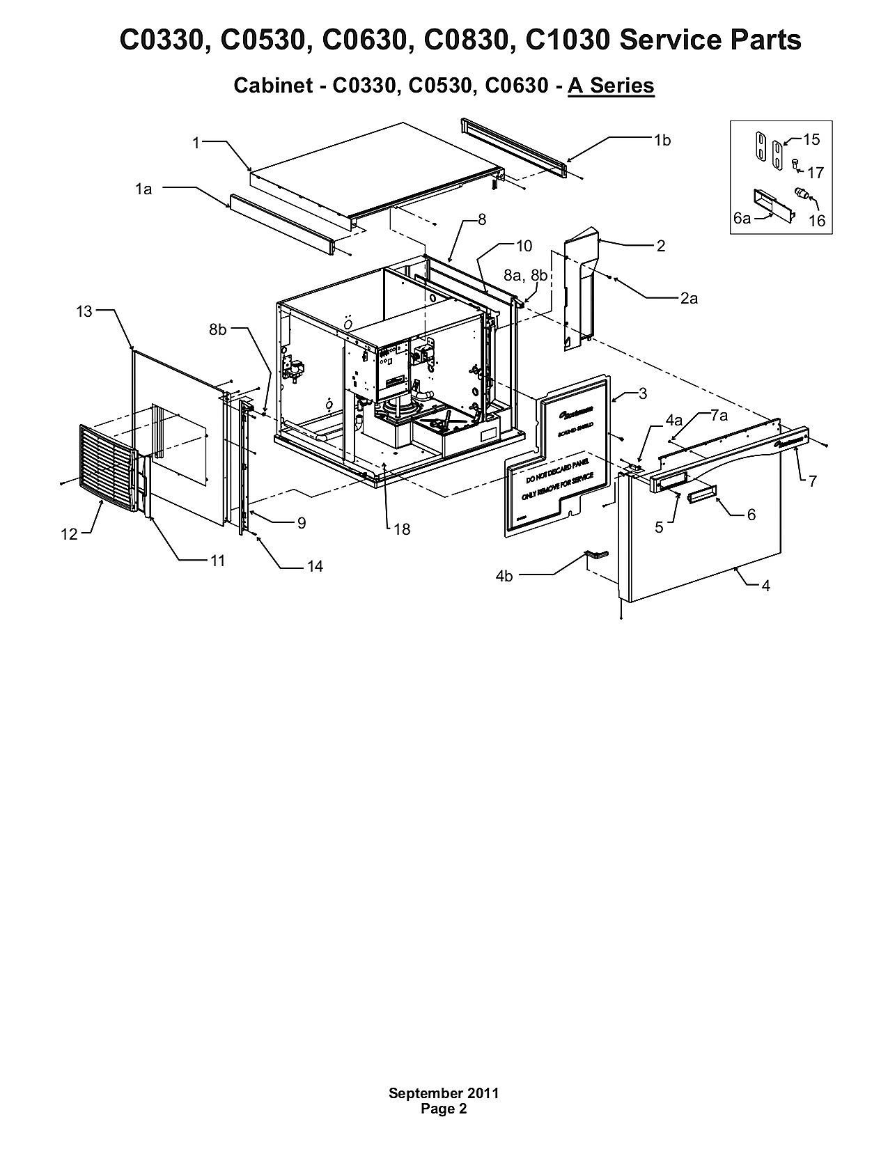 Cabinet - C0330, C0530, C0630 - A Series