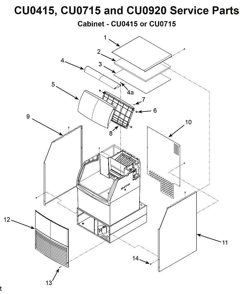 Cabinet - CU0415 or CU0715