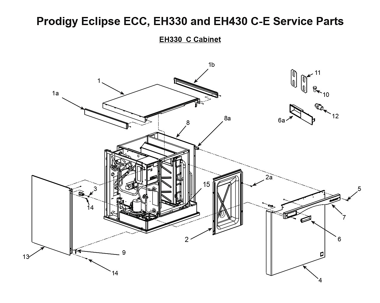 EH330 C Cabinet Service Parts
