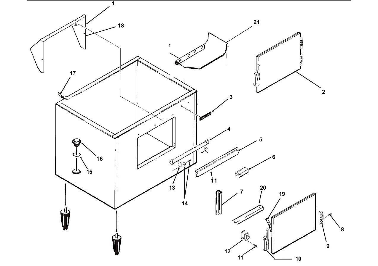 Bins, Condensers, and Accessories Service Parts