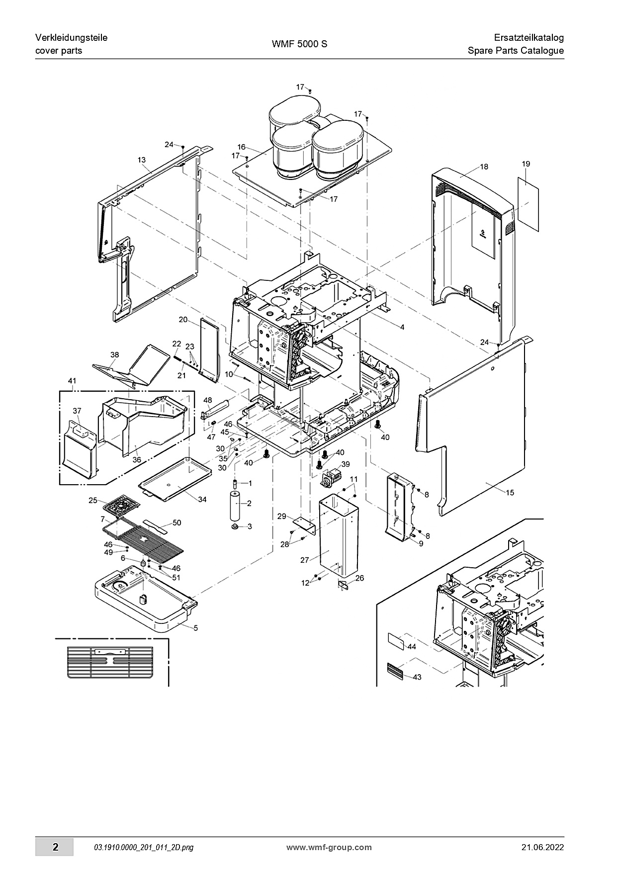 Verkleidungsteile cover parts