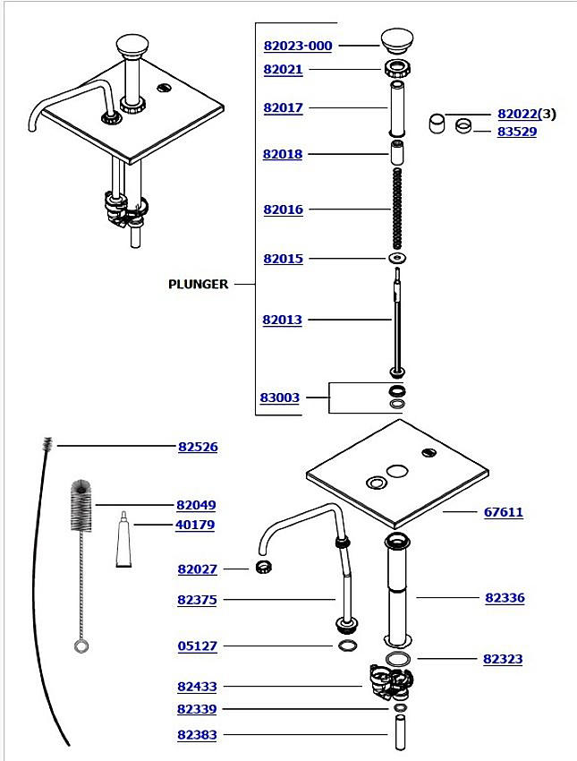 CONDIMENT PUMP CPSS-F