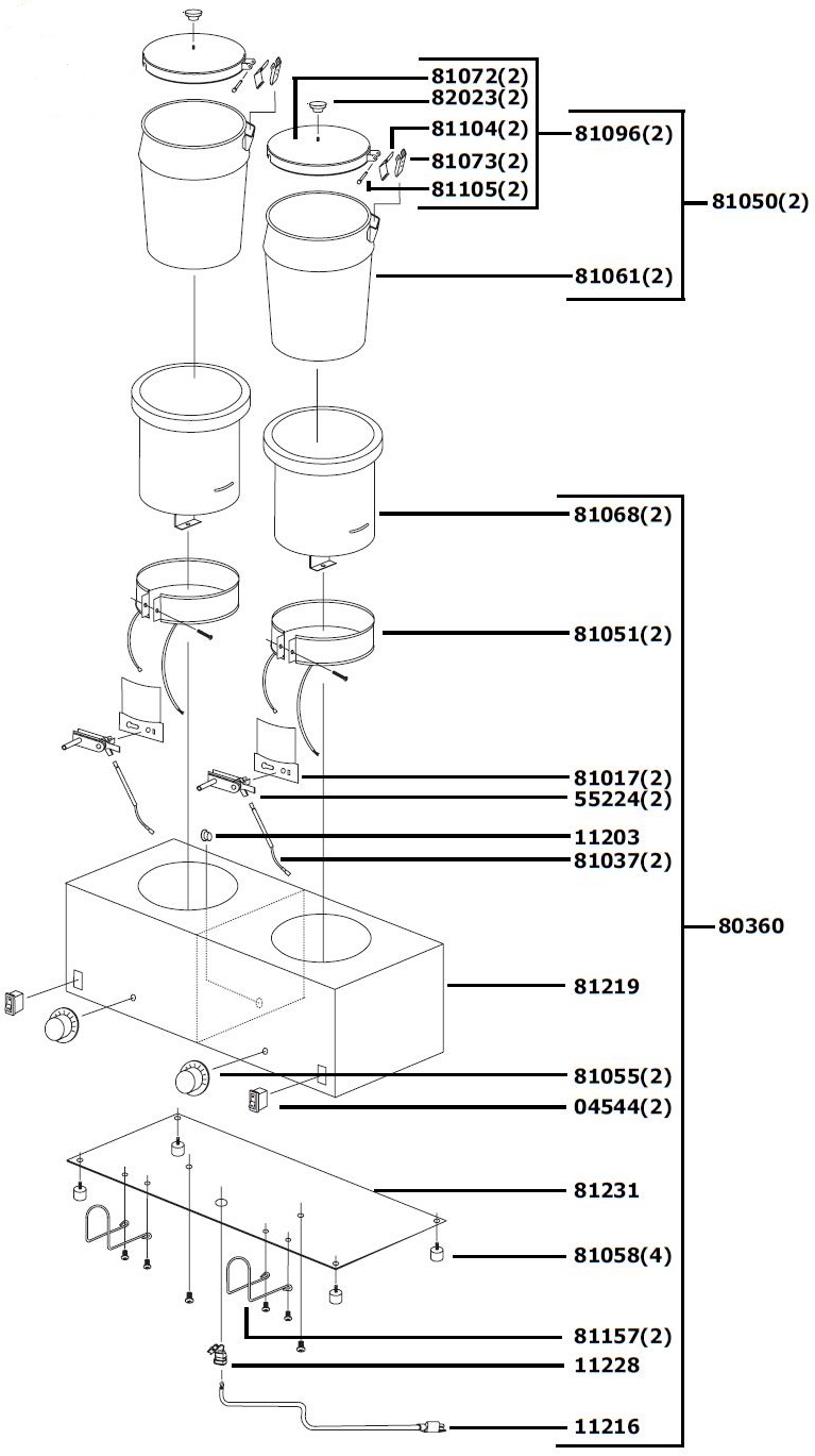 81200 Parts List