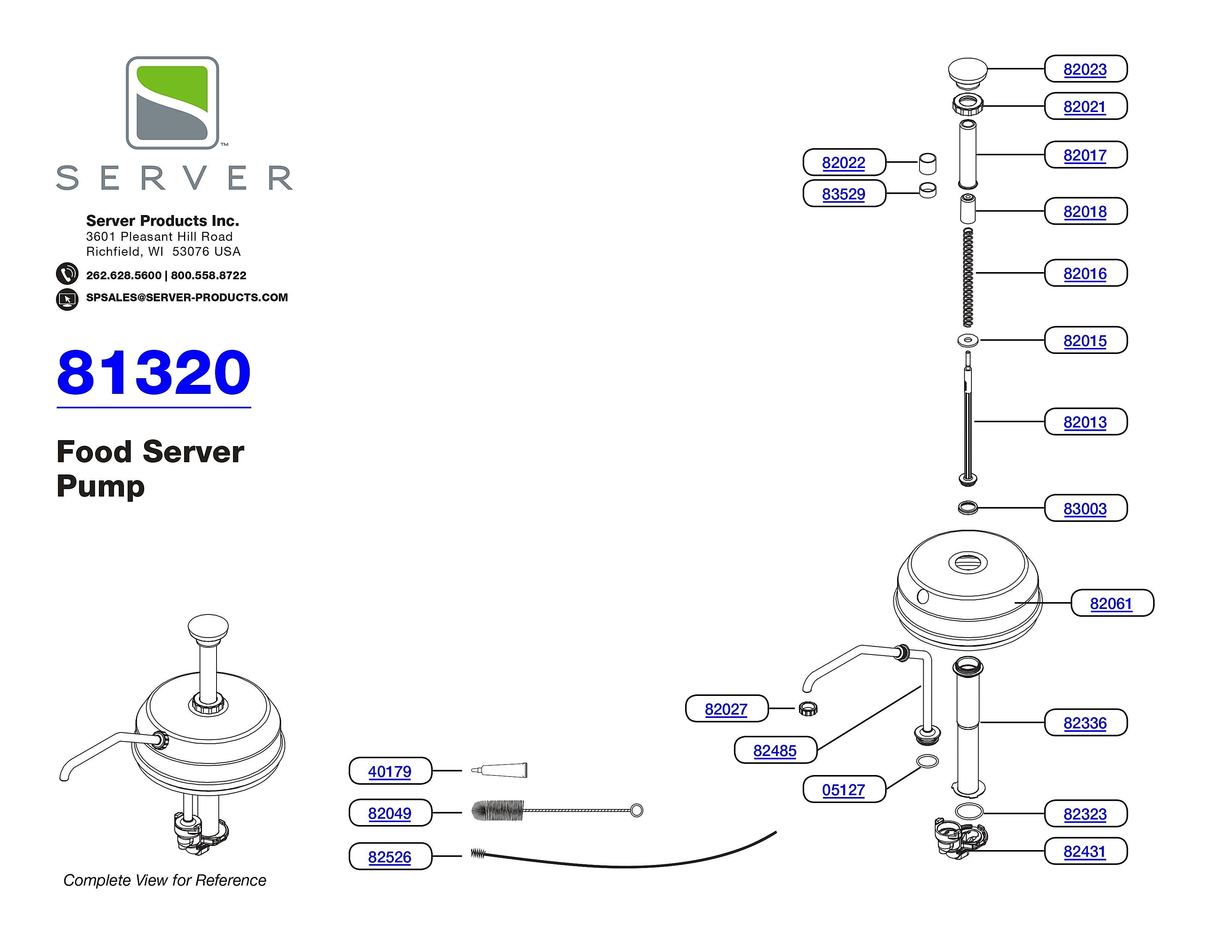 Food Server Pump