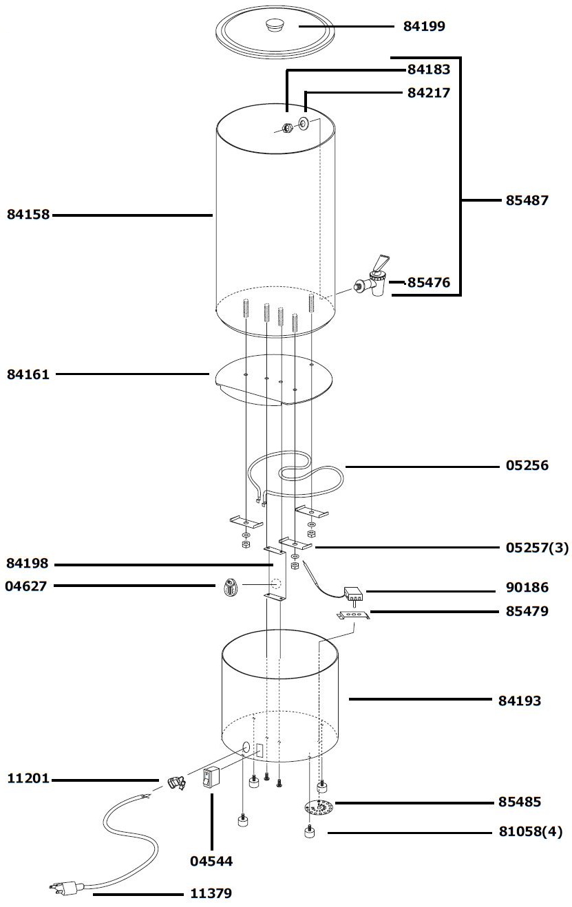 84190 Parts List
