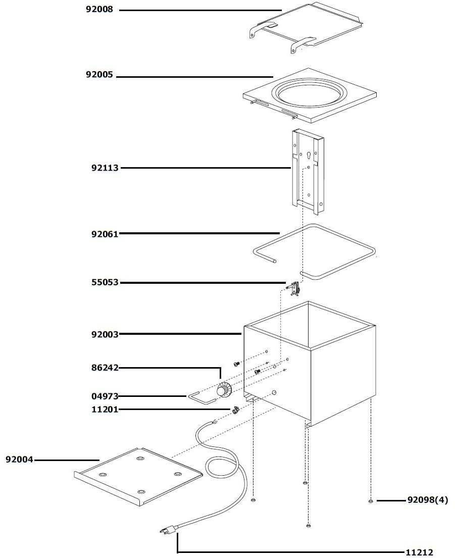 92000 Parts List