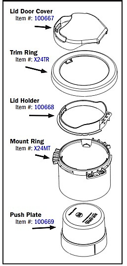 EZ-Fit� Lid DISPENSER