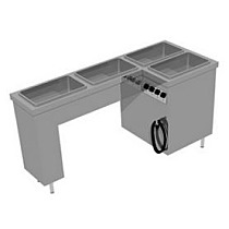 Delfield SLT4 Poeles, Platerie et bacs