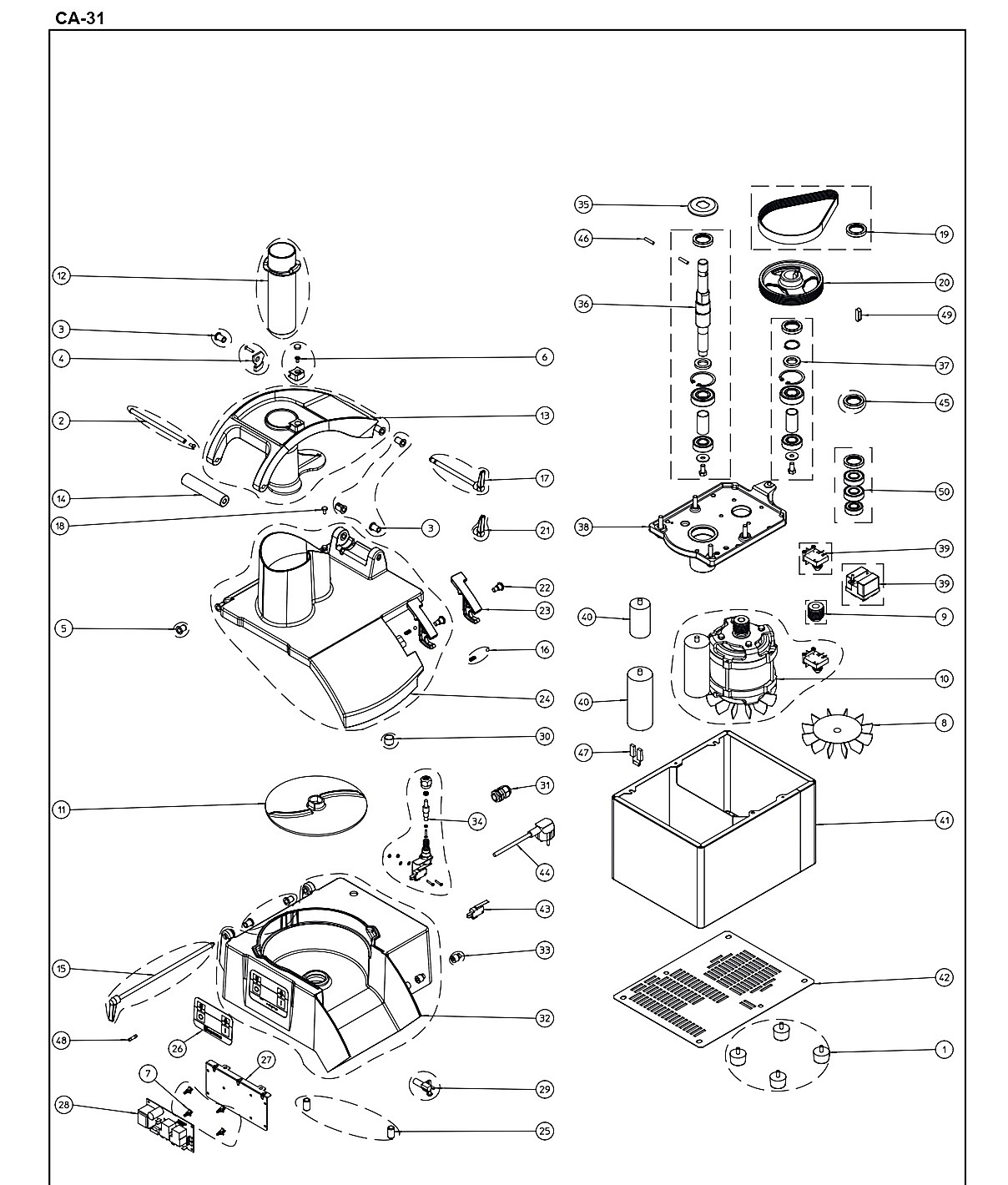 VEGETABLE PREPARATION MACHINES CA-31