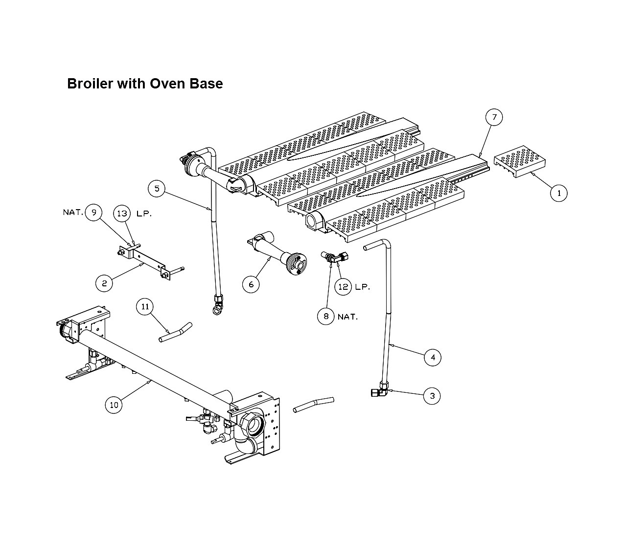 Broiler with Oven Base