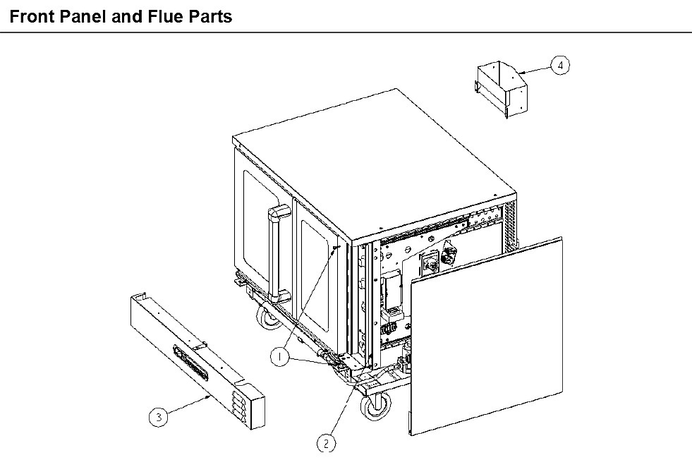 Front Panel and Flue Parts