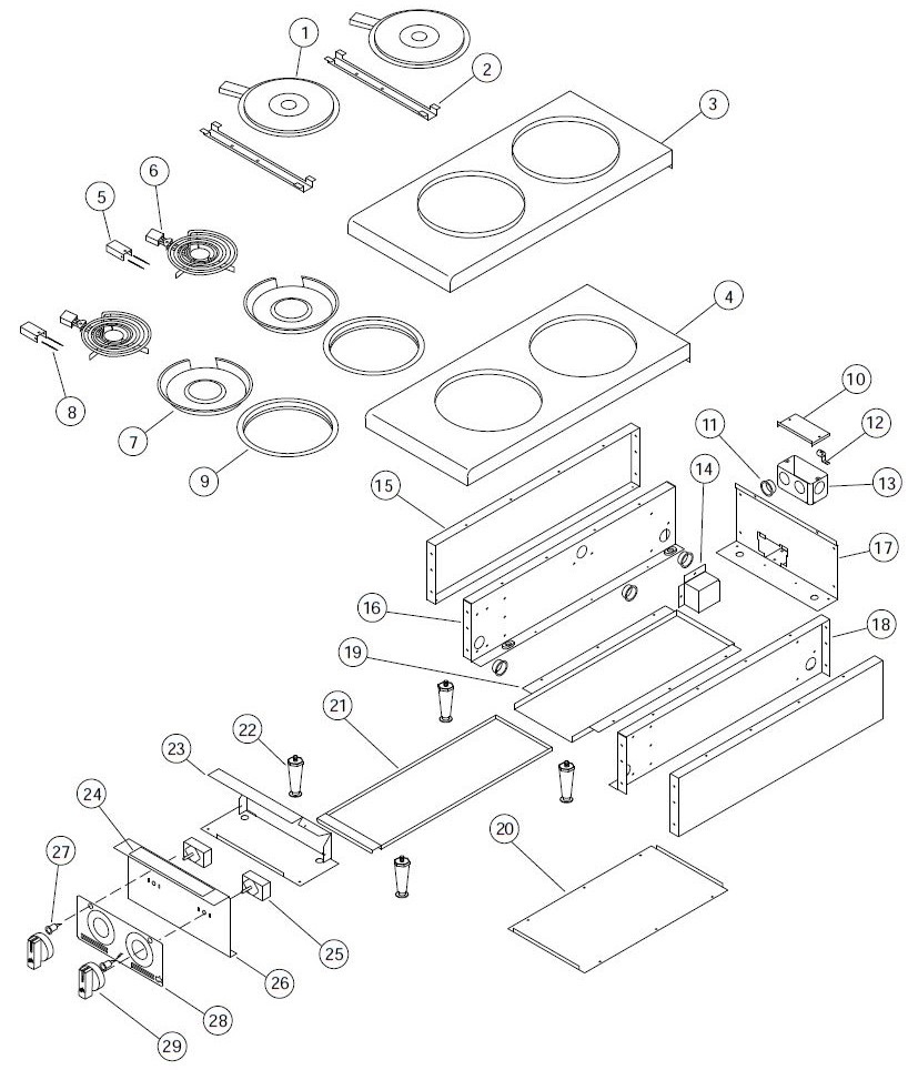 502FD Parts Breakdown