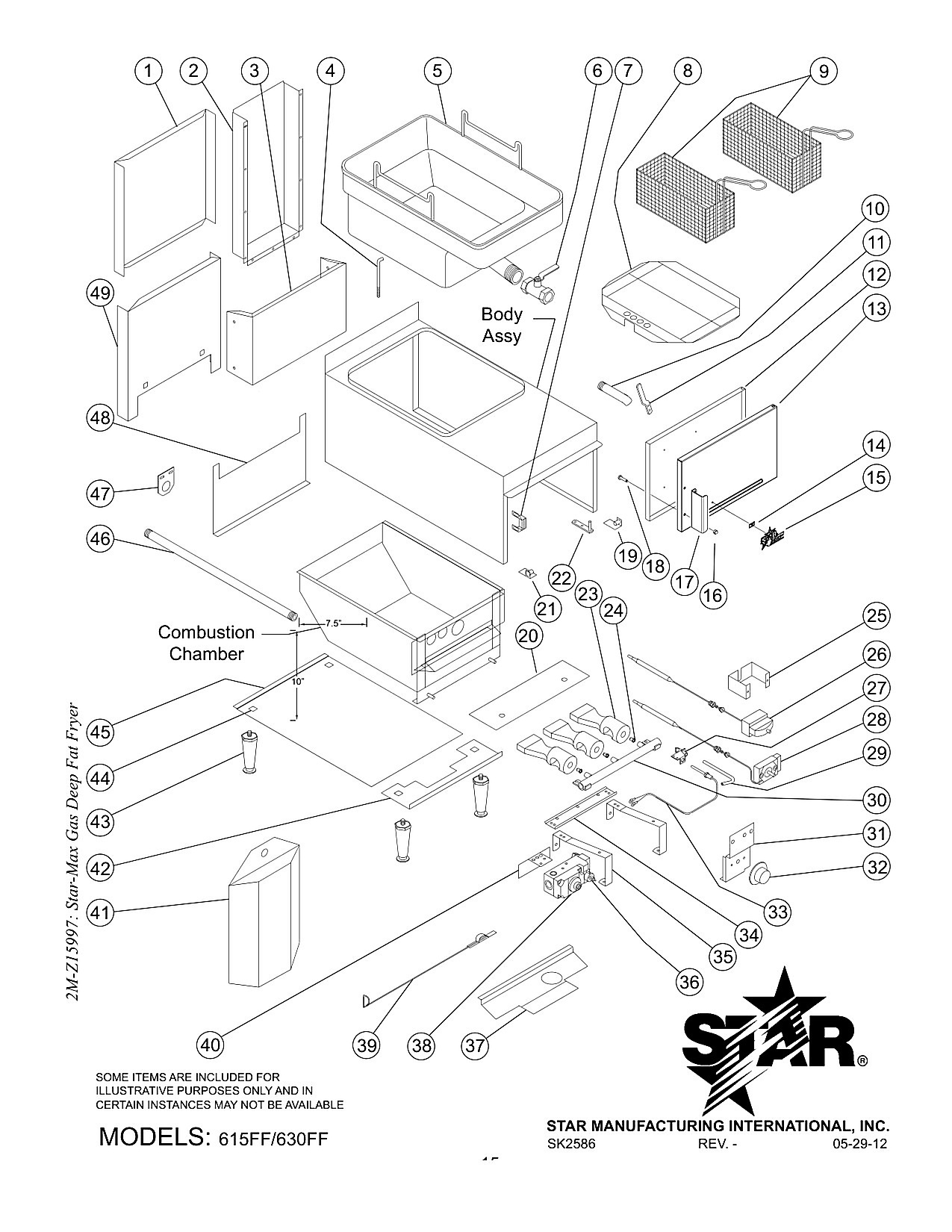Star-Max Gas Deep Fat Fryer