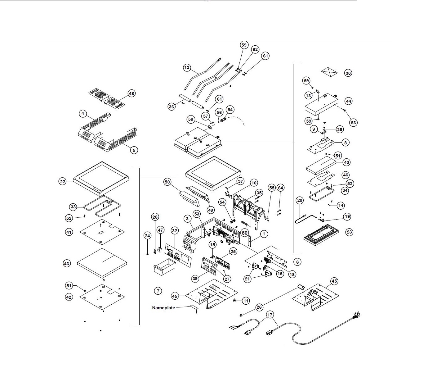GR14SPT Parts List
