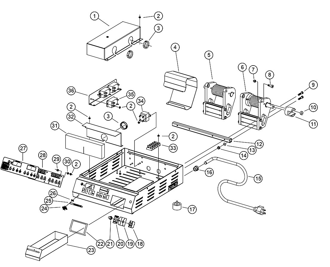 Split Lid Base Assy